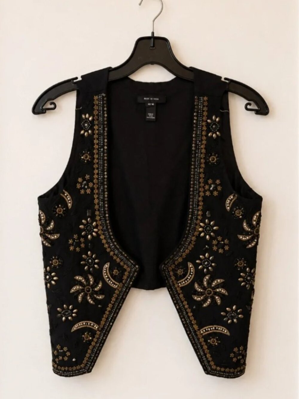MANGO Suit Vest, Crystal and Embellishments Hi Quality